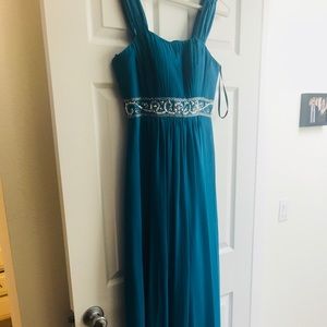 Maxi blue dress